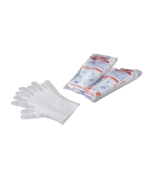 Polyethylene disposable gloves_縦