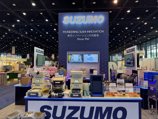 Scene of the SUZUMO booth at 'NRA2026'
