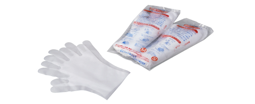 Polyethylene disposable gloves